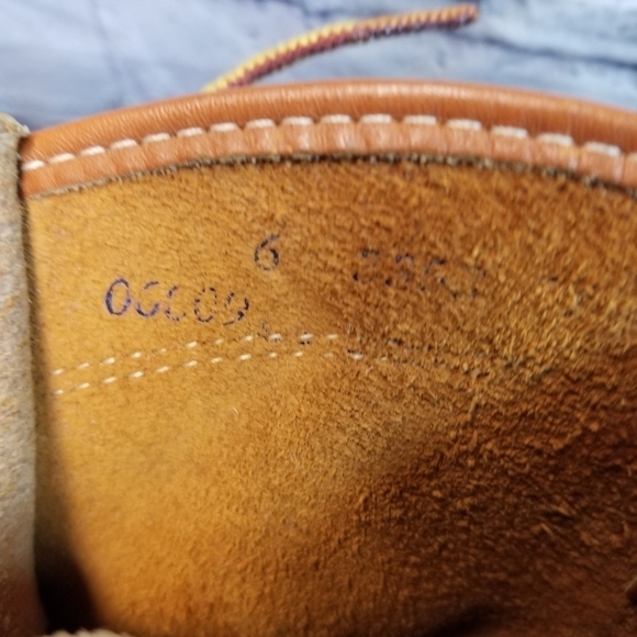 LL BEAN Boots blue rubber leather 6 - Picture 12 of 13